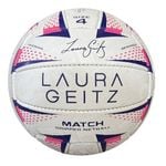 Laura Geitz Match Gripper Netball Hand Sewn Waterproof Official Size 4