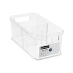 Boxsweden Small Crystal Storage Container With Adjustable Divider