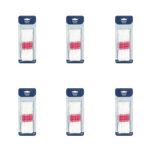 6x 6pc Malli White 8m  Sewing Embroidery Cross-stitch Thread