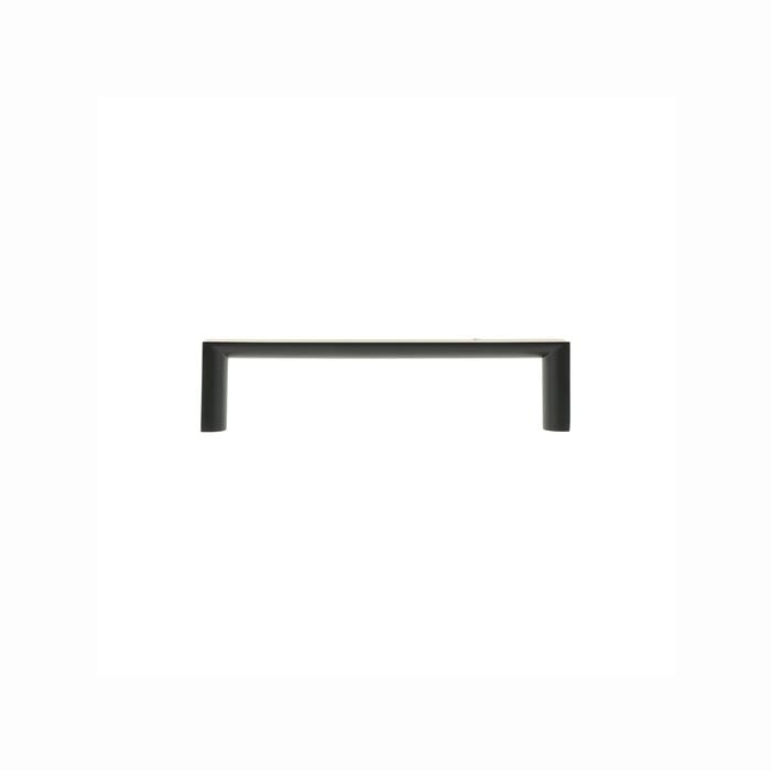 Lane 96mm Black Half Round Square Handle - 4 Pack - Matte Black