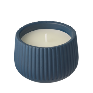 Waxworks Cement Blue Citronella Candle