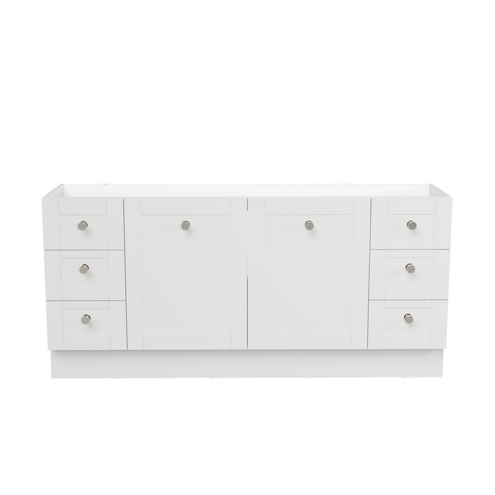 New England Joinery 1800mm Diadem Centre Bowl Floor Standing Vanity - Cabinet Only