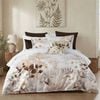 Bianca Jubilee Natural Floral 100% Cotton Sateen Quilt Cover Set Super King