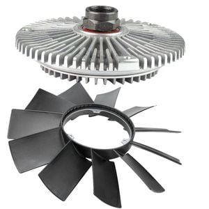 Radiator Fan Clutch + Blade For Bmw 3' E36 E46 5' E34 E39 E53 X5 Z3 E36 M52 M54
