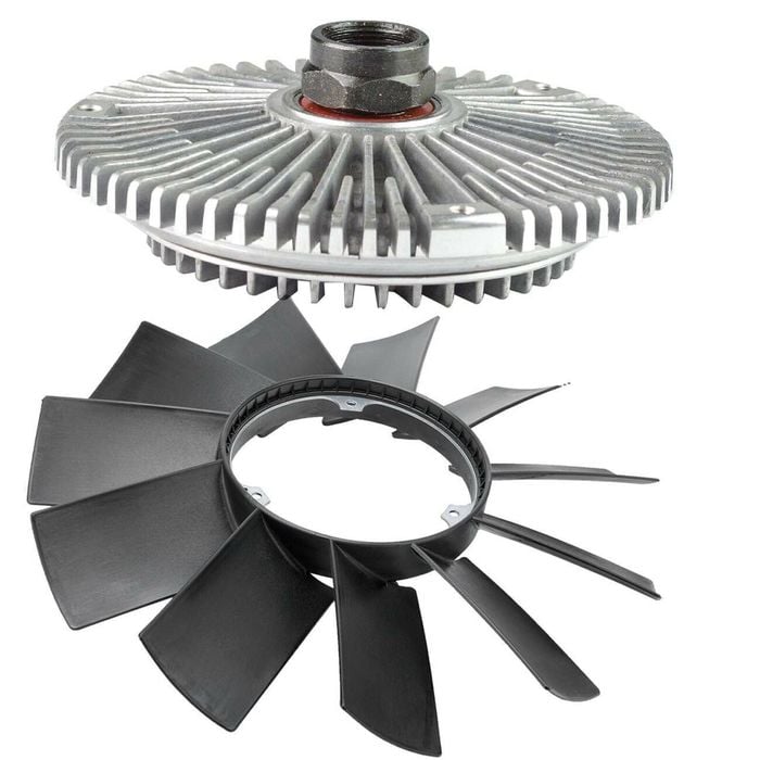 Radiator Fan Clutch + Blade For Bmw 3' E36 E46 5' E34 E39 E53 X5 Z3 E36 M52 M54
