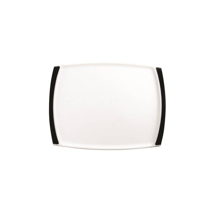 Dexas Concave Silicone 28x37cm Cutting Board - White