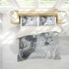 3D Grey Marble Texture Quilt Cover Set Bedding Set Pillowcases 111
