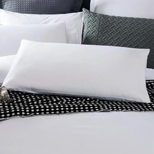 CottonMore 10pcs 300TC Hotel Quality Plain White Pillowcases 48x73cm