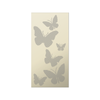 Walpix 1800 x 900 x 2.5mm Perforated Aluminium Decorative Screen Flat Profile Butterfly - Magnolia