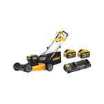 DeWALT 2x18V XR Self-Propelled Lawn Mower Kit with 9Ah FLEXVOLT Batteries