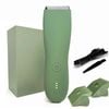NNEOBA Waterproof Body Hair Trimmer for Men 90-Minute Runtime Green