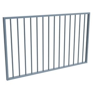 ProtectorAl 1201-1500 x 900mm Deep Ocean Aluminium Flat Top Garden Gate