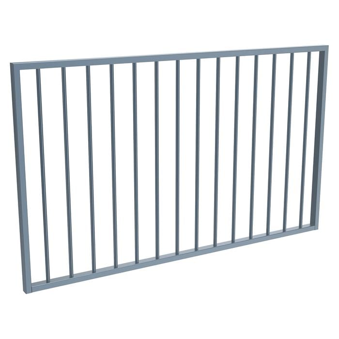 ProtectorAl 1201-1500 x 900mm Deep Ocean Aluminium Flat Top Garden Gate