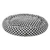 PaWz XL Size Round Checkerboard Pattern Pet Bed