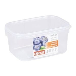 Another Decor Tellfresh Food Storage Container Stackable B.P.A. Free 500ml 3 Pack