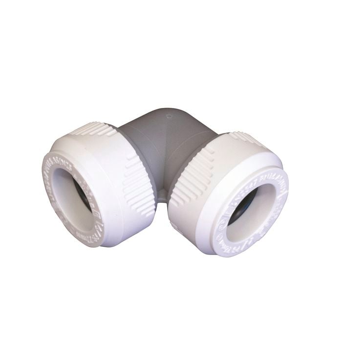 Poly-Fit 20 x 20mm Push Fit Equal Elbow