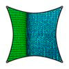 Coolaroo 5.4m Square Topaz Designer Series Sail
