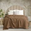 Renee Taylor Soft Australian Merino Wool Blanket 400gsm Wood Single/Double