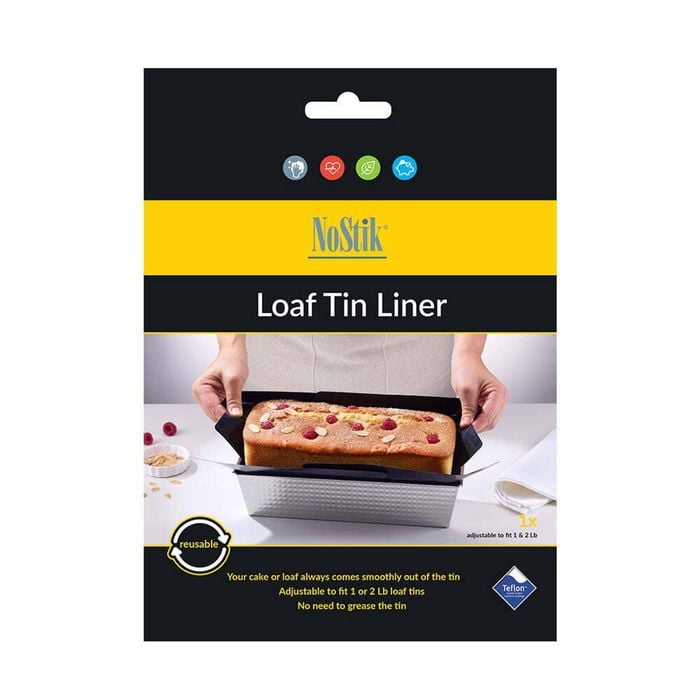 Nostik Reusable Adjustable Loaf Tin Liner Mat - Black