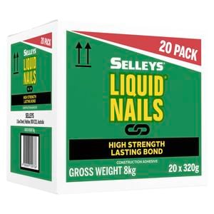 Selleys 320g Liquid Nails - 20 Pack
