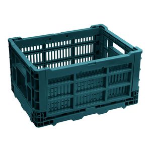 Live It Medium Green Sea Collapsible Crate