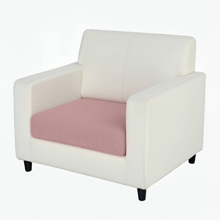 Anyhouz Sofa Cover Old Rose Polyester Thick Stretchable Cushion For Living Room 1pc Back Cushion