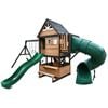 Lifespan Kids Claremont Swing Set & Play Centre with 2.2m Green Slide