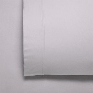 Bianca Fletcher 170gsm Cotton  Flannelette Sheet Set Stone - Single Bed