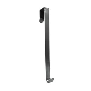 Adoored Satin Chrome Long Over-The-Door Deco Hook