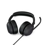 Jabra Evolve2 50, USB C Stereo MS Teams, Active Noise Cancellation (ANC), Bluetooth Pairing