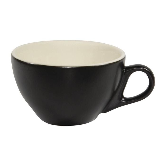 Brew Cappuccino Cups Brew Smoke/white 220ml 6 Pack Coffee Tea Drinkware
