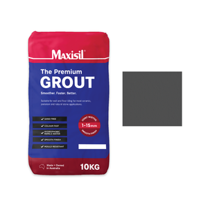 Maxisil 10kg Anthracite Coloured Grout