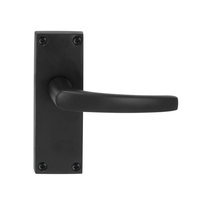 Windsor 20 x 40mm Lever Latch Plate Black