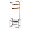 4-In-1 Coat Rack Large Capacity Freestanding Hall Tree 183 High