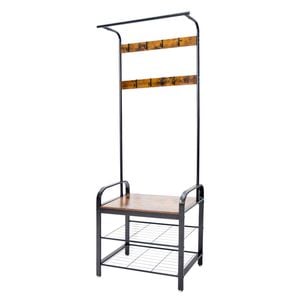 4-In-1 Coat Rack Large Capacity Freestanding Hall Tree 183 High