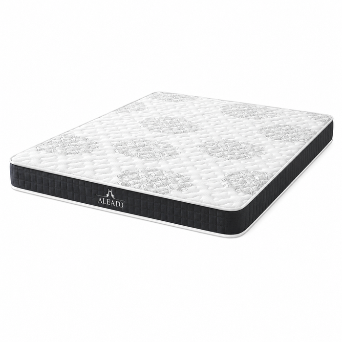 Aleato 20cm King Single Medium Firm Mattress, Bonnell Spring with Foam Tight top, Breathable Bed Mattress