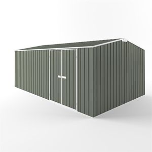 EnduraShed 6 x 3.75 x 2.48m Tall Truss Roof Garden Shed - Mist Green