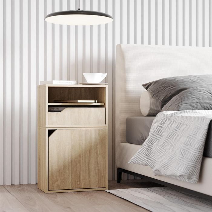 Flexi Storage Clever Cube Oak Small Modra Drawer