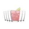 LAV Vega Water Tumbler Glasses - 340ml - Pack of 6 Table Glasses for Soft Drinks / Juice