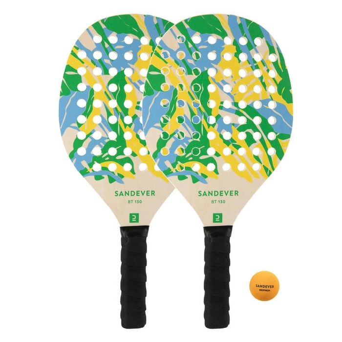 Experience beach tennis racquet set - BT130 - Green