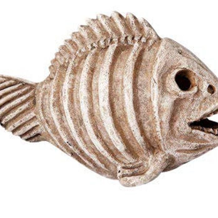 Aqua One Bone Fish Medium Ornament 8.5x15.5x10cm (37484m)