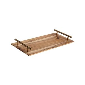 SOGA 36cm Brown Rectangle Wooden Acacia Board