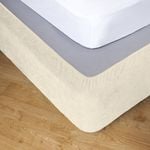 Apartmento Stretch Single Bed Valance Ivory