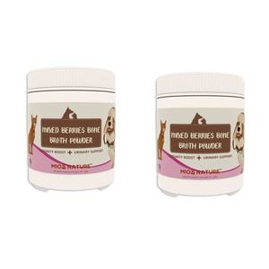 2PK Mio's Nature Mixed Berries Bone Broth Nutritional Powder for Cats/Dogs 120g