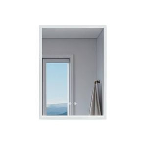Oakory 50x70cm Rectangular Led Bathroom Mirror 4mm Anti-fog 3-colour Dimmable