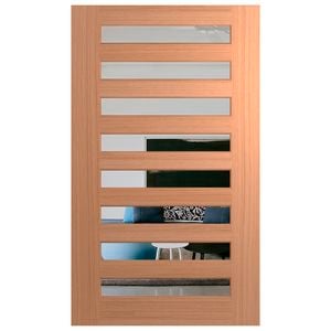 Hume 2040 x 1200 x 40mm Entrance Door Savoy Clear Glass XS28