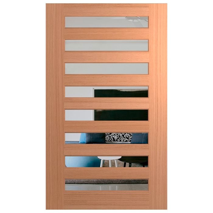 Hume 2040 x 1200 x 40mm Entrance Door Savoy Clear Glass XS28