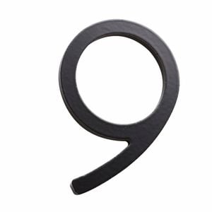 Sandleford 75mm Black Zone House Number 9
