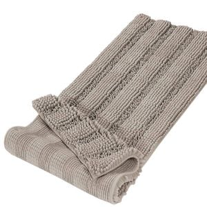 Smarcute 1 Piece - 119cm x 43cm Non-Slip Thick Soft Chenille Bath Mat Rug Khaki