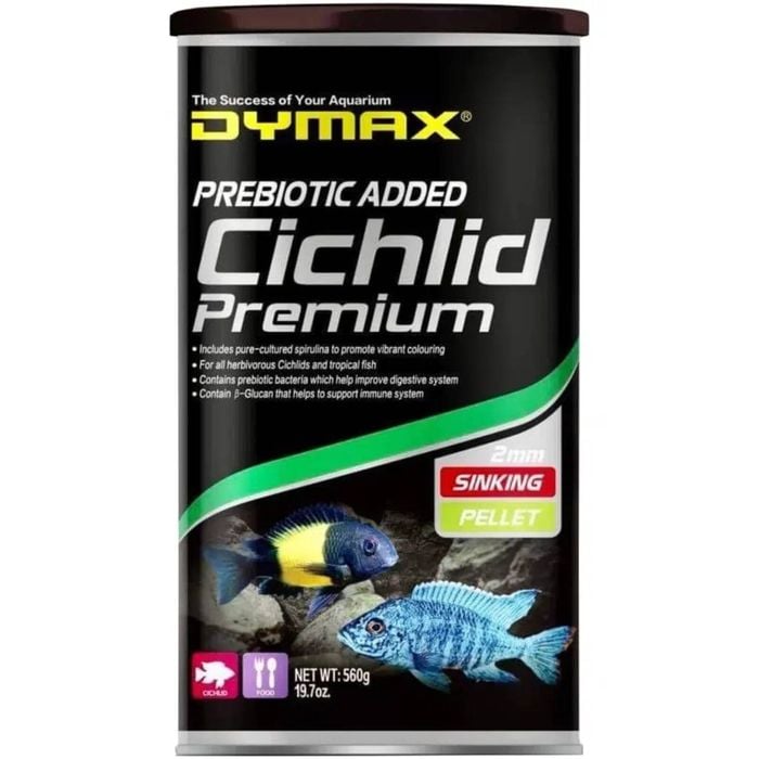 Dymax Cichlid Premium 560g Sinking Pellets
